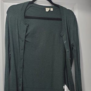 GAP Forest Green Buttoned Cardigan